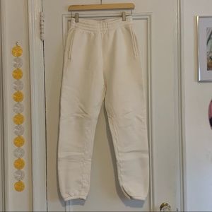 outdoor voices nimbus sweatpants - white